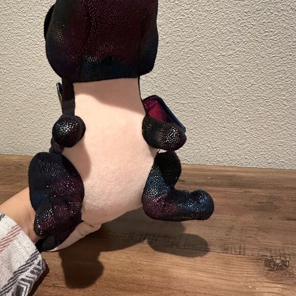 NWOT TY Beanie Boo Anora the Black Rainbow Dragon - Picture 8 of 11